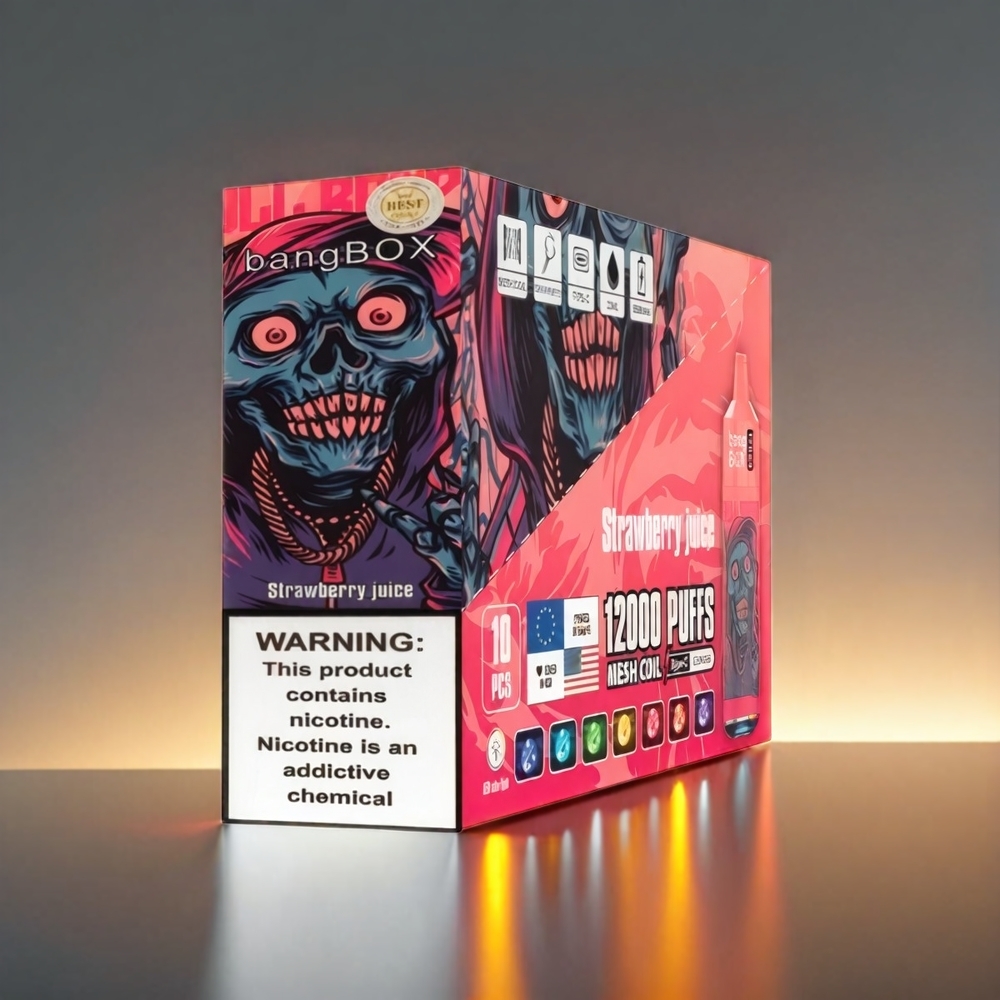 Bang Box 12000 Puffs 23ML 650mAh TYPE-C 5V1A ジャパン まとめ買い