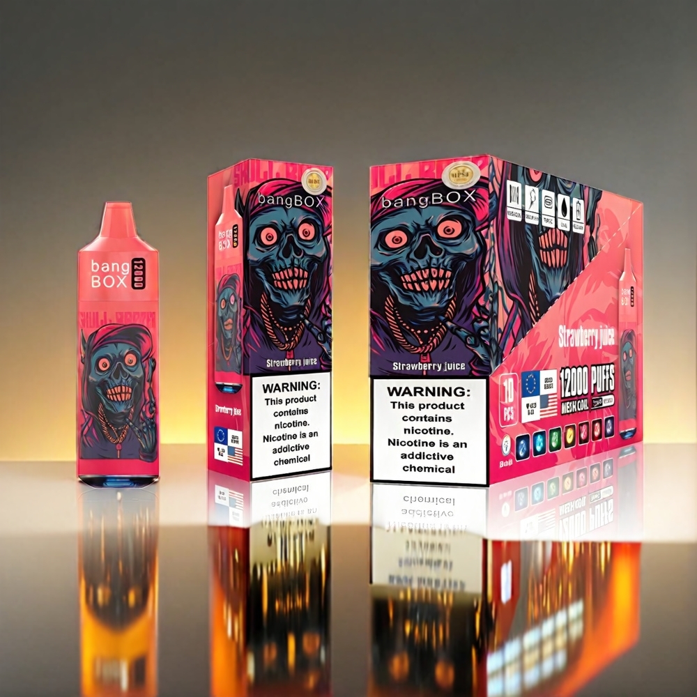 Bang Box 12000 Puffs 23ML 650mAh TYPE-C 5V1A ジャパン まとめ買い