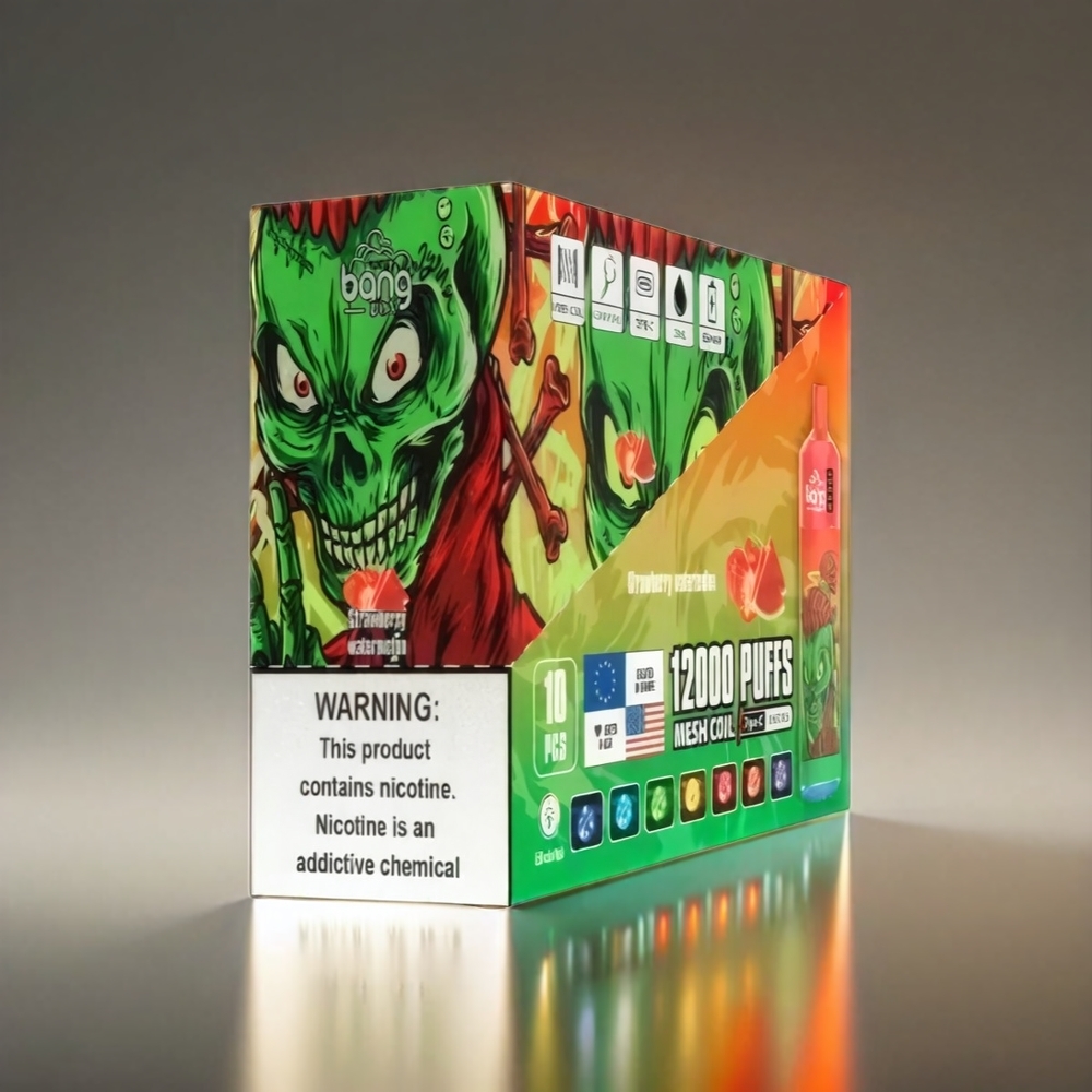 Bang Box 12000 Puffs 23ML 650mAh TYPE-C 5% ストロベリーワーターメロン ジャパン まとめ買い