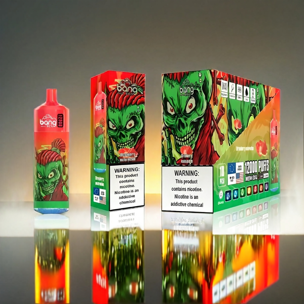 Bang Box 12000 Puffs 23ML 650mAh TYPE-C 5% ストロベリーワーターメロン ジャパン まとめ買い