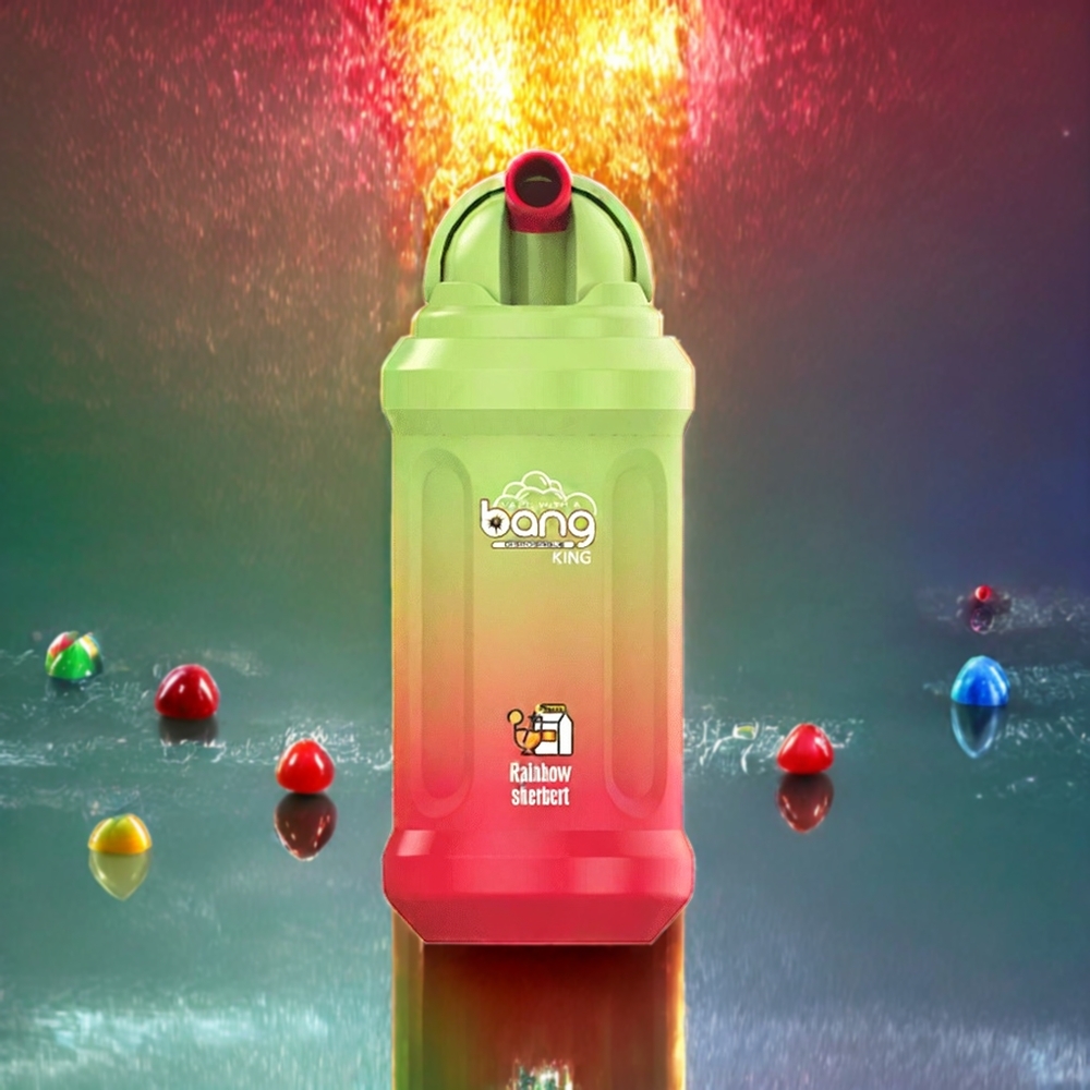Bang King 12000パフスディスポーザブルベイプレインボーシャーベット23ml650mAhジャパンまとめ買い