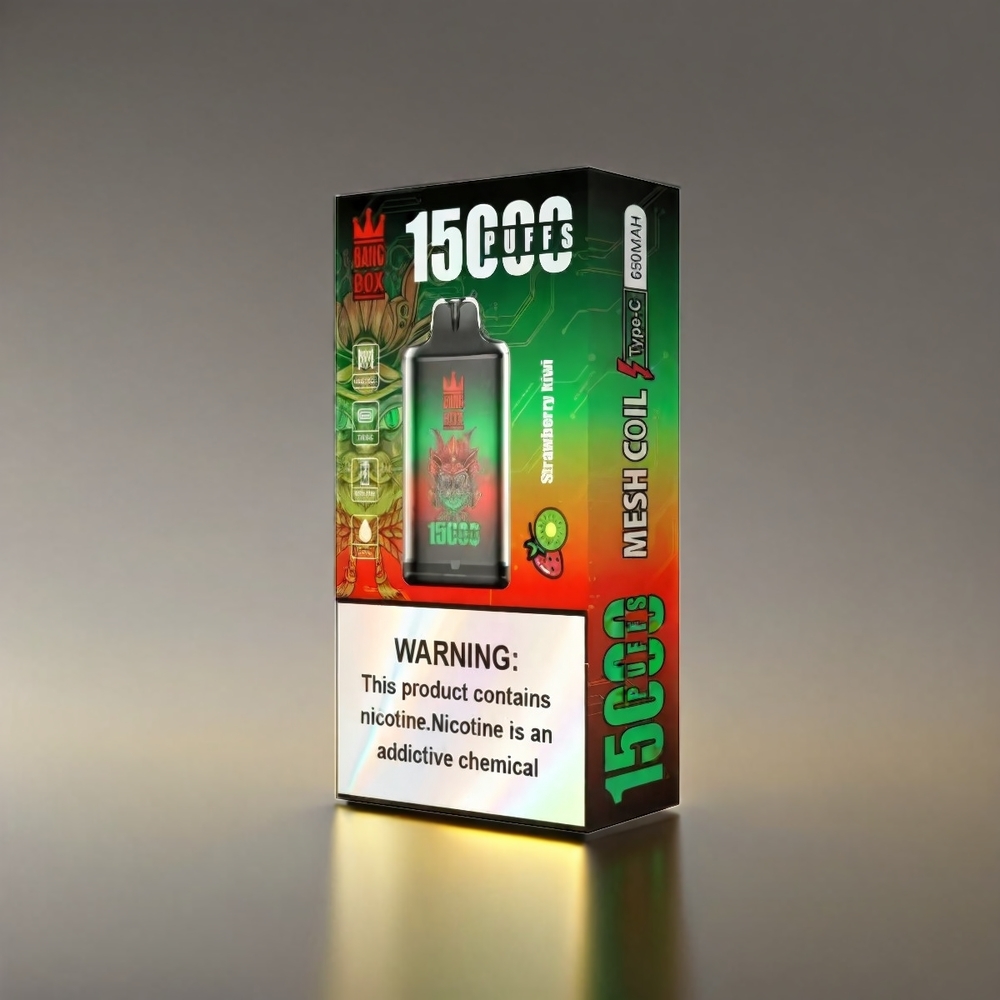 Bang Box Box 23ml TYPE-C 15000 Puffs ストロベリーキウイ ジャパン まとめ買い
