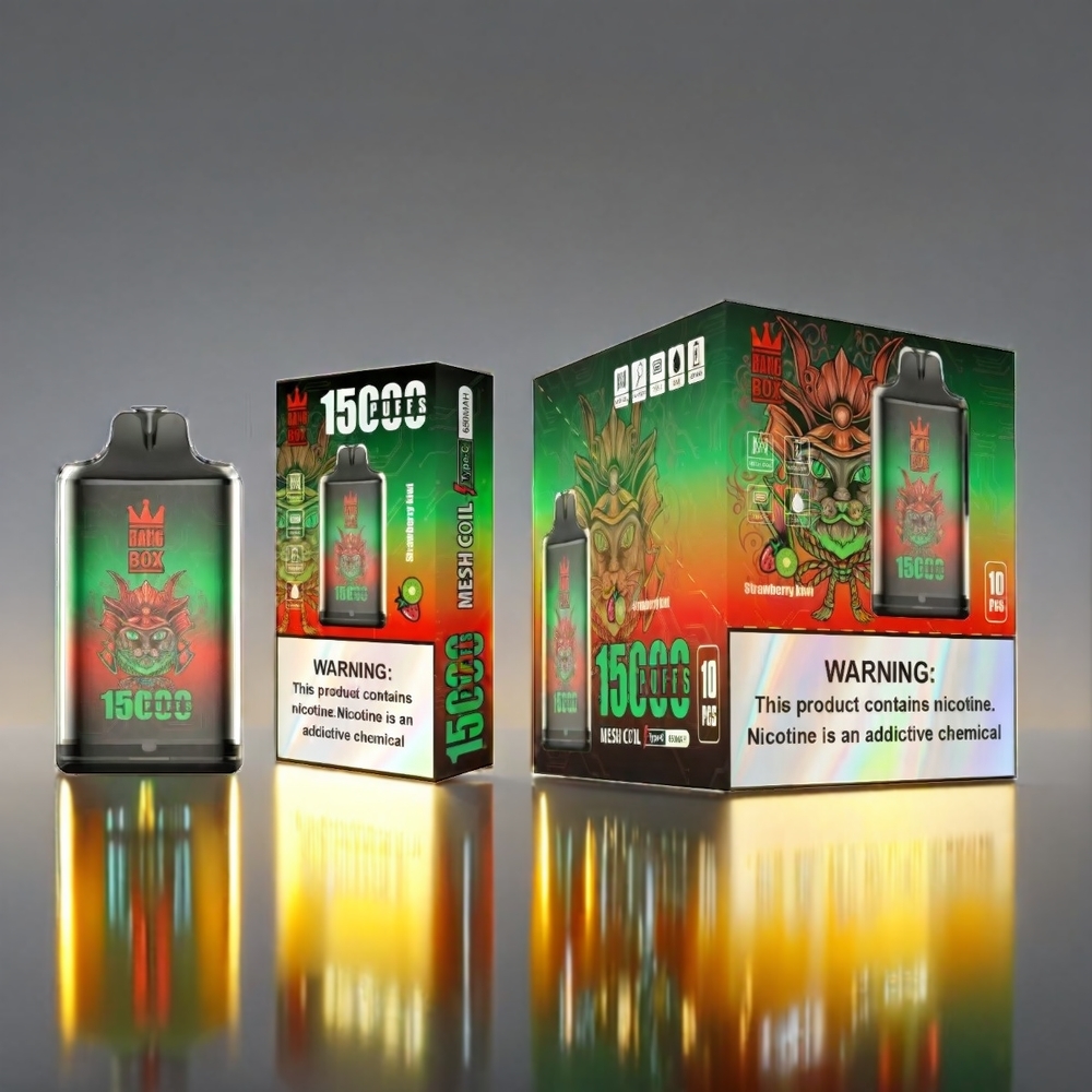 Bang Box Box 23ml TYPE-C 15000 Puffs ストロベリーキウイ ジャパン まとめ買い