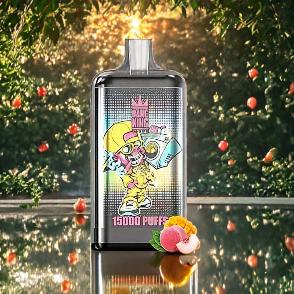 Bang King 15000パフ ピーチマンゴー ディスポーザブルベイプ ジャパン まとめ買い 550mAh 21ml