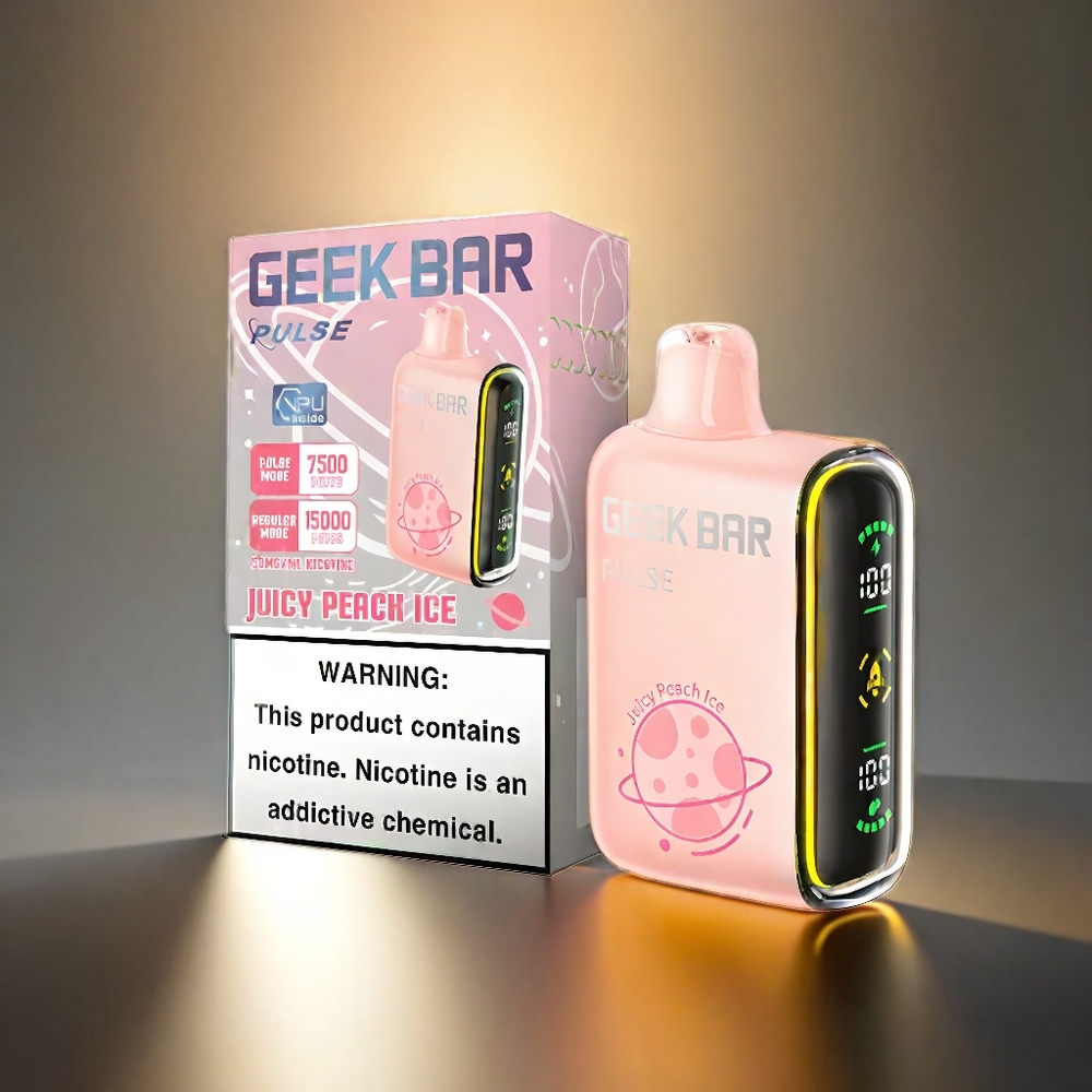 Geek Bar Pulse 15000パフ 16ML 5% 空気流量調整 650mAh USB Type-C ジャパン まとめ買い