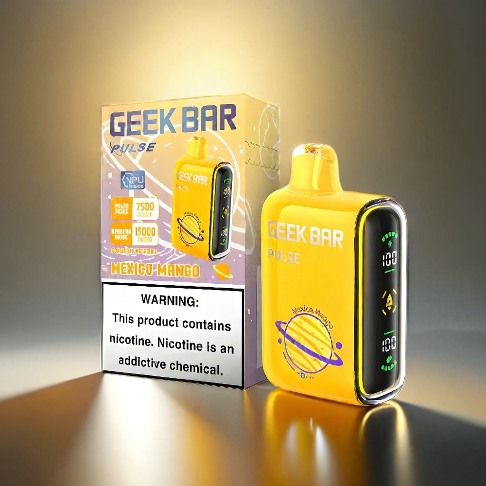 Geek Bar Pulse 15000パフ 16ML 5% 空気流量調整 650mAh USB Type-C ジャパン まとめ買い