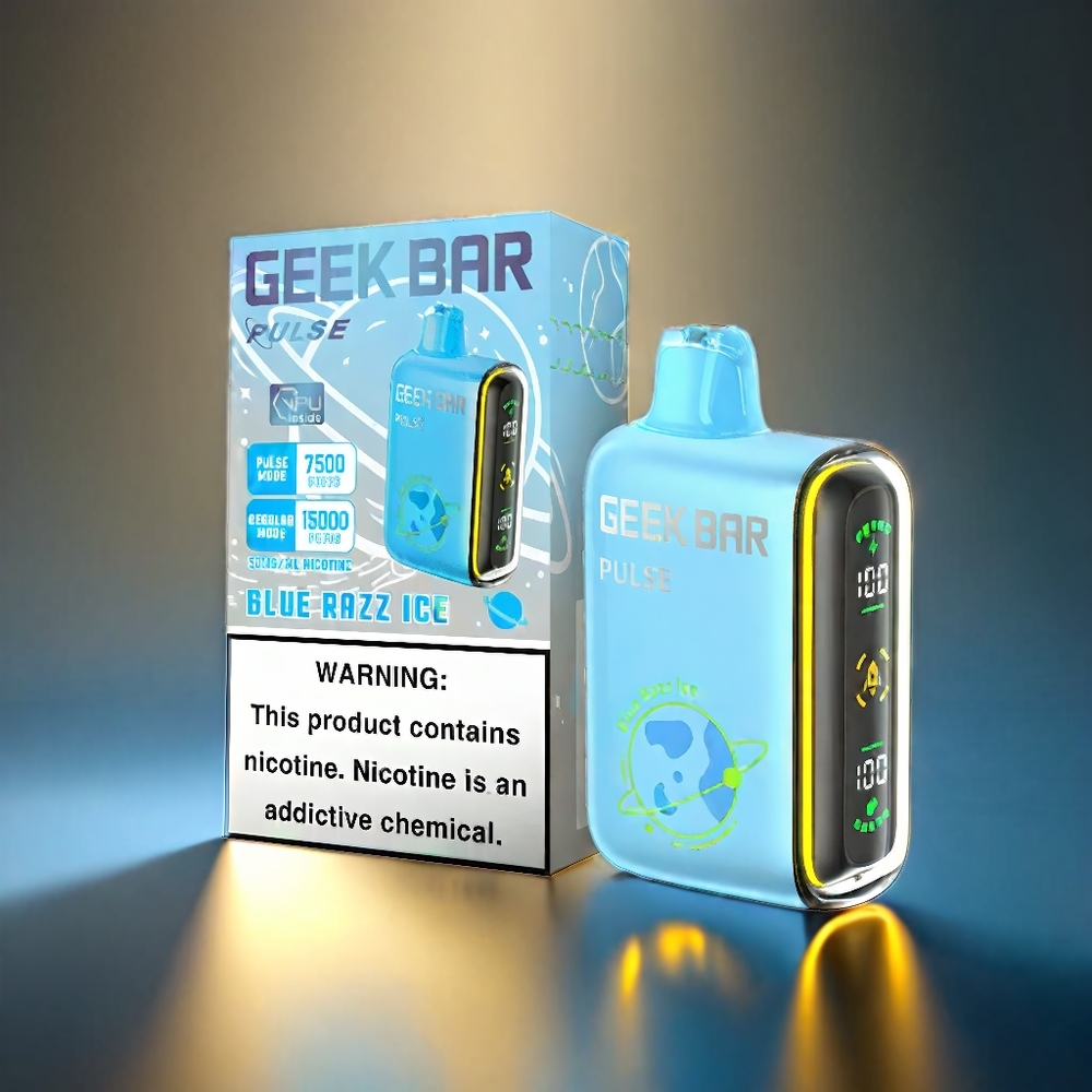 Geek Bar Pulse 15000パフ 16ML 5% 空気流量調整 650mAh USB Type-C ジャパン まとめ買い