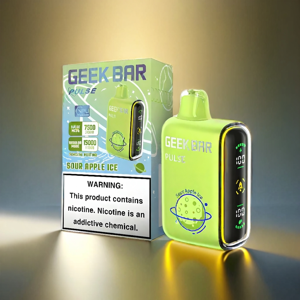 Geek Bar Pulse 15000パフ 16ML 5% 空気流量調整 650mAh USB Type-C ジャパン まとめ買い