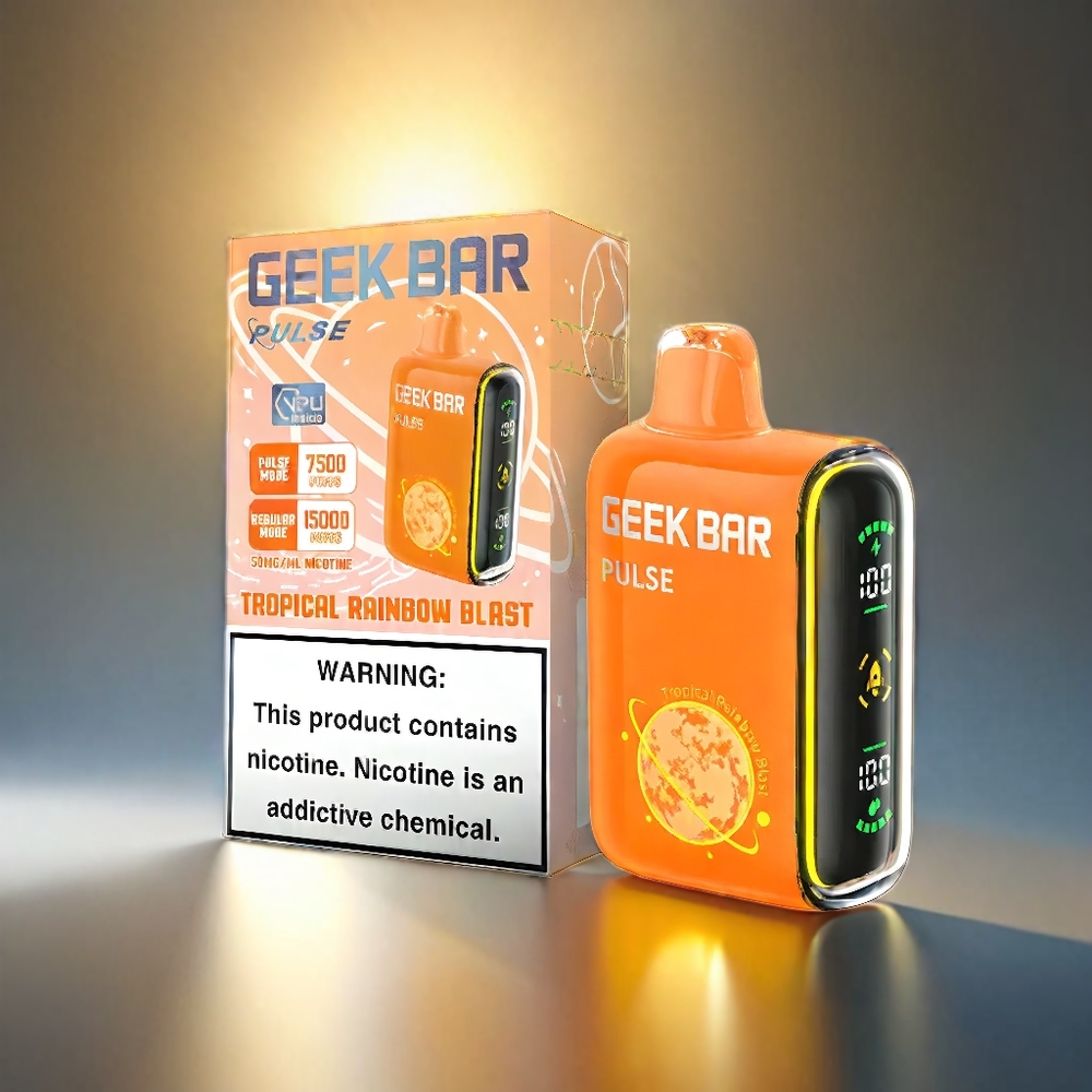 Geek Bar Pulse 15000パフ 16ML 5% 空気流量調整 650mAh USB Type-C ジャパン まとめ買い