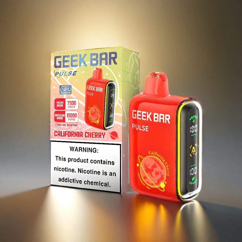Geek Bar Pulse 15000パフ 16ML 5% 空気流量調整 650mAh USB Type-C ジャパン まとめ買い
