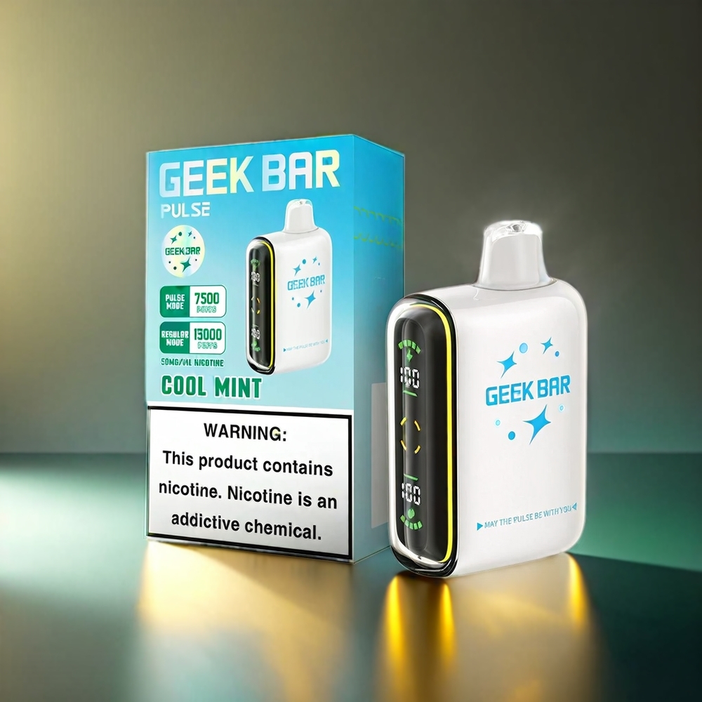 Geek Bar Pulse 15000パフ 16ML 5% 空気流量調整 650mAh USB Type-C ジャパン まとめ買い