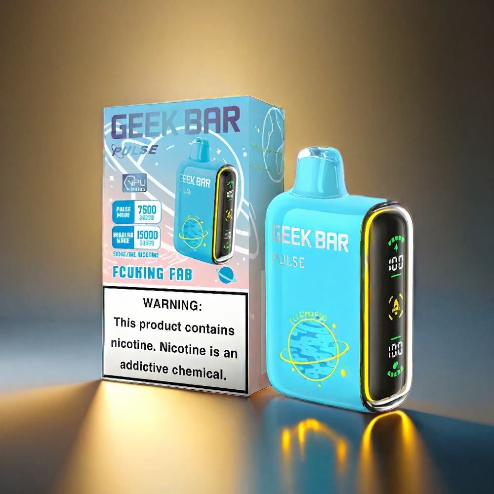 Geek Bar Pulse 15000パフ 16ML 5% 空気流量調整 650mAh USB Type-C ジャパン まとめ買い