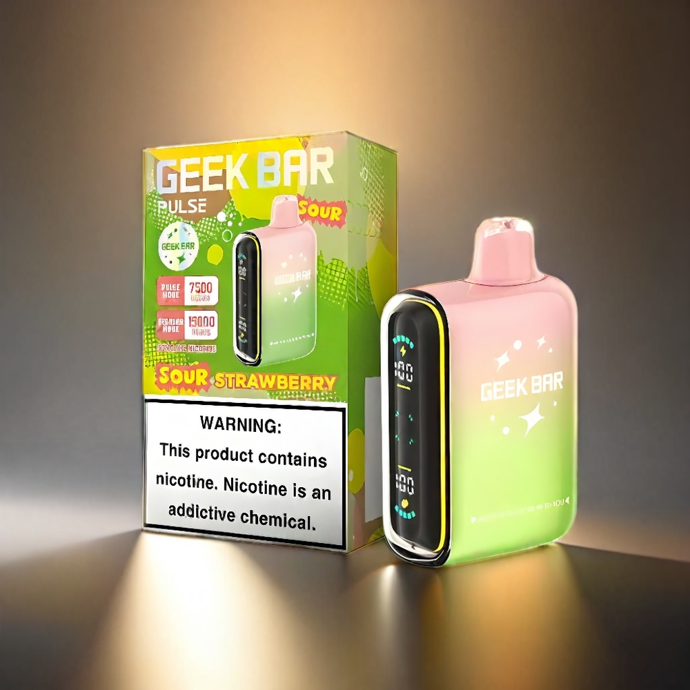 Geek Bar Pulse 15,000ヒット 16ML 5% 650mAh USB Type-C Sour ジャパン まとめ買い