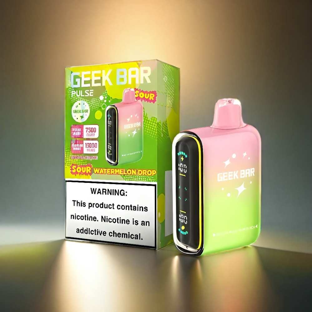 Geek Bar Pulse 15,000ヒット 16ML 5% 650mAh USB Type-C Sour ジャパン まとめ買い