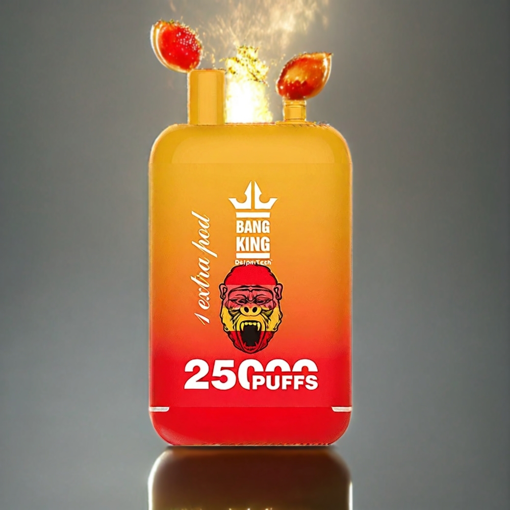 Bang King 25000パフ デュアルポッドシステム ストロベリーマンゴー ジャパン まとめ買い 46ml 5%