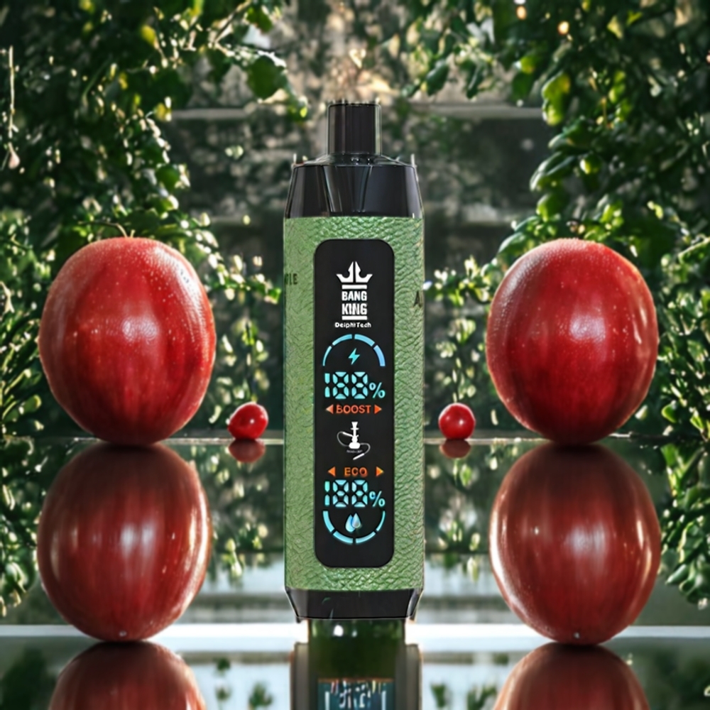 Bang King Shisha 25000パフ ダブルアップル ジャパン まとめ買い 30ml 650mAh 0.6Ω Type-C