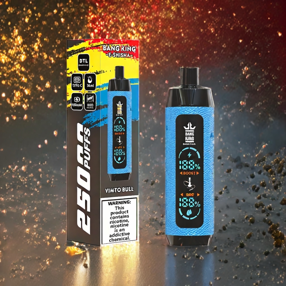 Bang King Shisha 25000パフ ヴィムトブル ジャパン まとめ買い 30ml 650mAh 0.6オーム Type-C