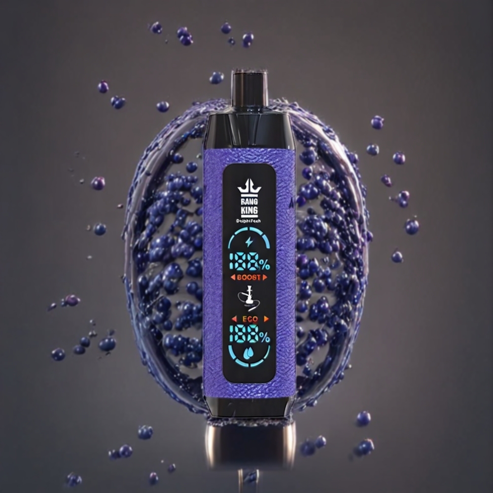Bang King Shisha 25000パフ ブルーベリーグレープ ジャパン まとめ買い 30ml 650mAh メッシュコイル