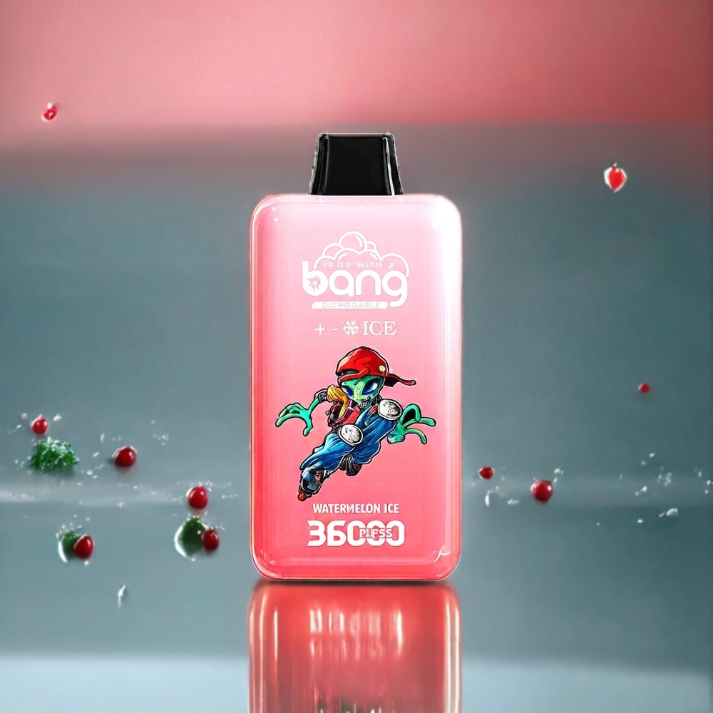 Bang 36000 Ice Level 36ml 3% スイカアイス ジャパン まとめ買い メッシュコイル 1.0オーム