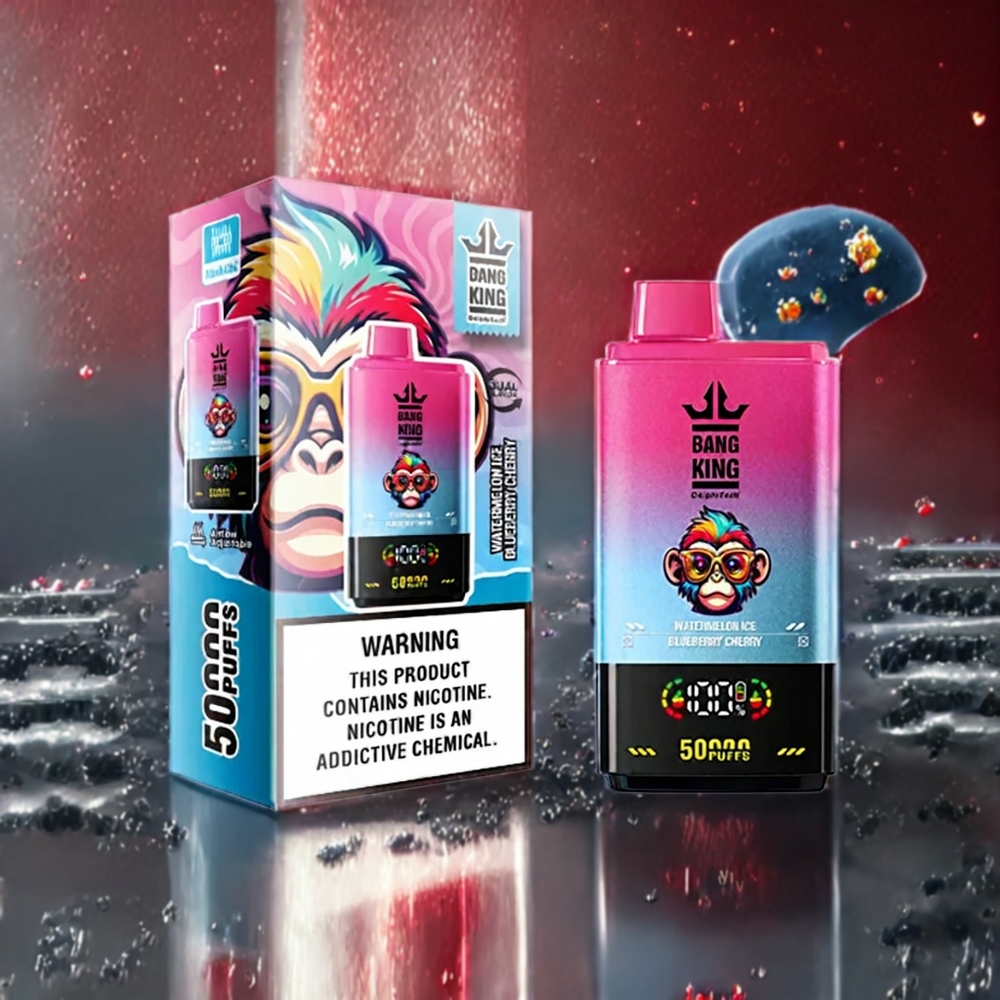Bang King 50000 ジャパン まとめ買い ウォーターメロン ブルーベリー チェリー 50ml 850mAh 1.0メッシュコイル Type-C