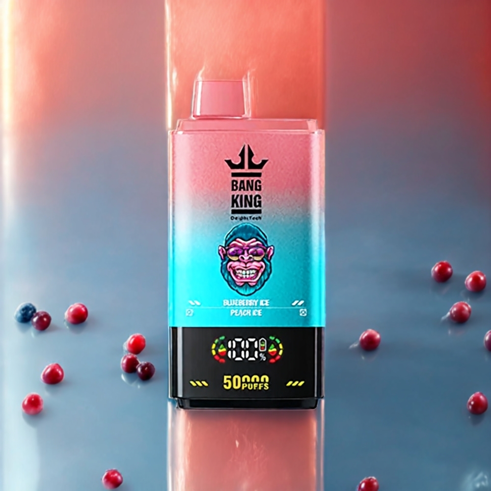 Bang King 50000 ジャパン まとめ買い ブルーベリーアイス ピーチアイス 50ml 850mAh メッシュコイル