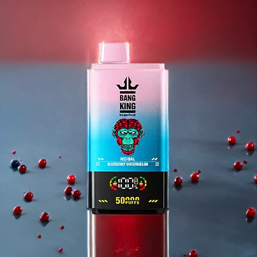 Bang King 50000ディスポーザブルベイプ レッドブルブルーベリーウォーターメロン ジャパン まとめ買い 50ml 850mAh
