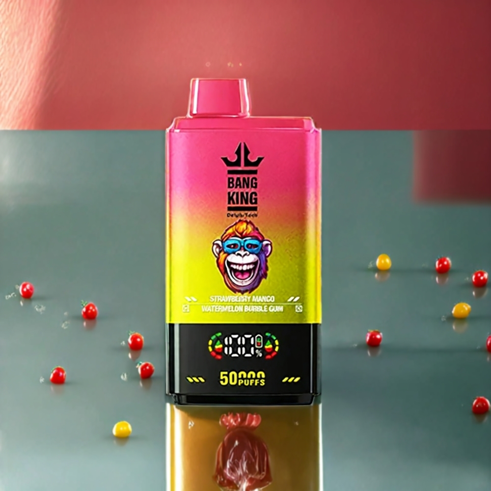 Bang King 50000 ジャパン まとめ買い ストロベリーマンゴーウォーターメロンバブルガム 50ml 850mAh Type-C