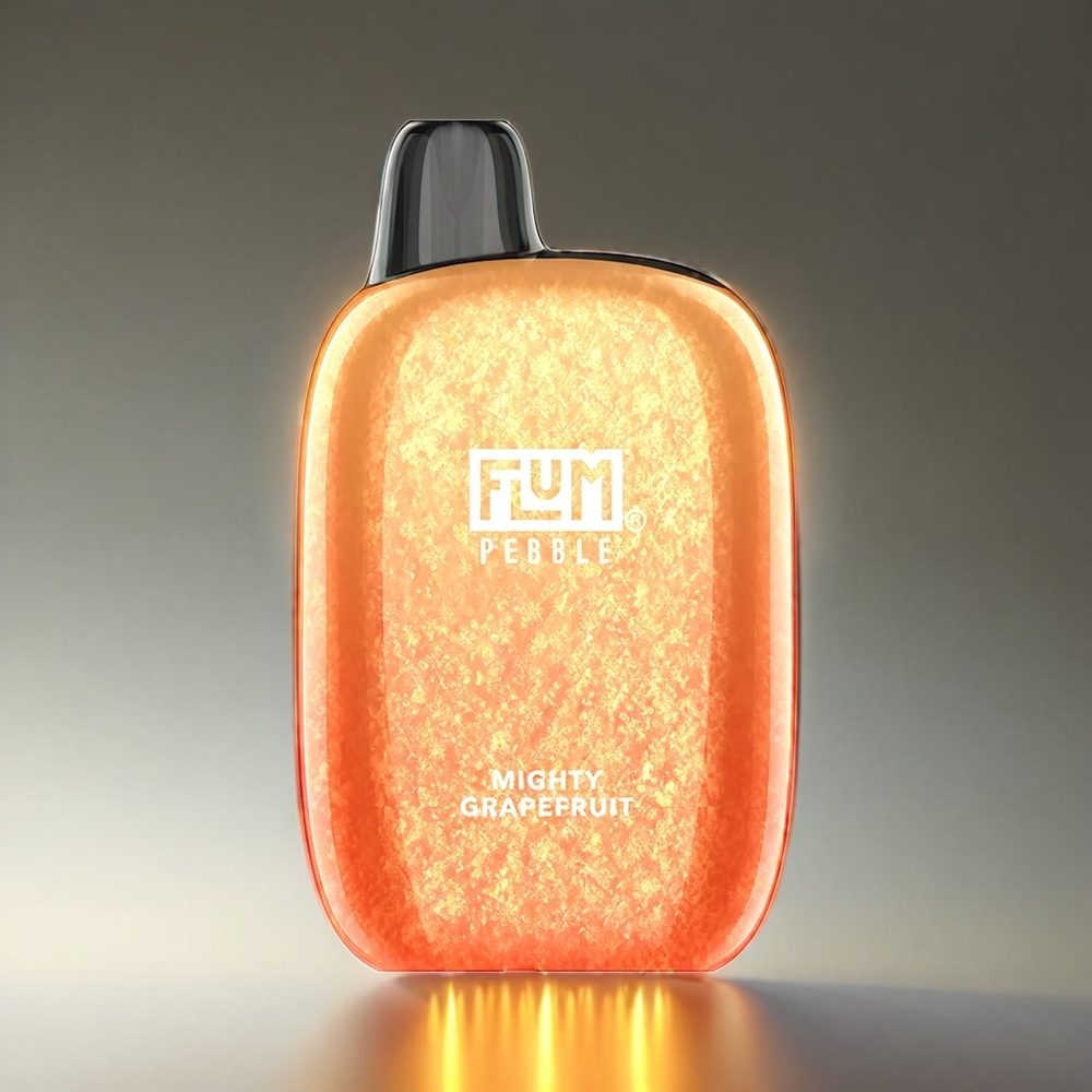 Flum Pebble 6000 10ml 5% 500mAh Meshコイル TypeC マイティグレープフルーツ ジャパン まとめ買い