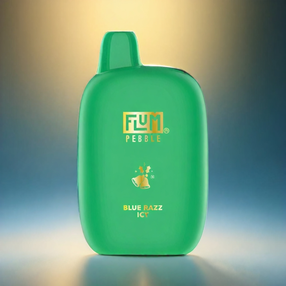 Flum Pebble 6000 10ml 5% 500mAh Meshコイル Type-C ブルーレズアイス ジャパン まとめ買い