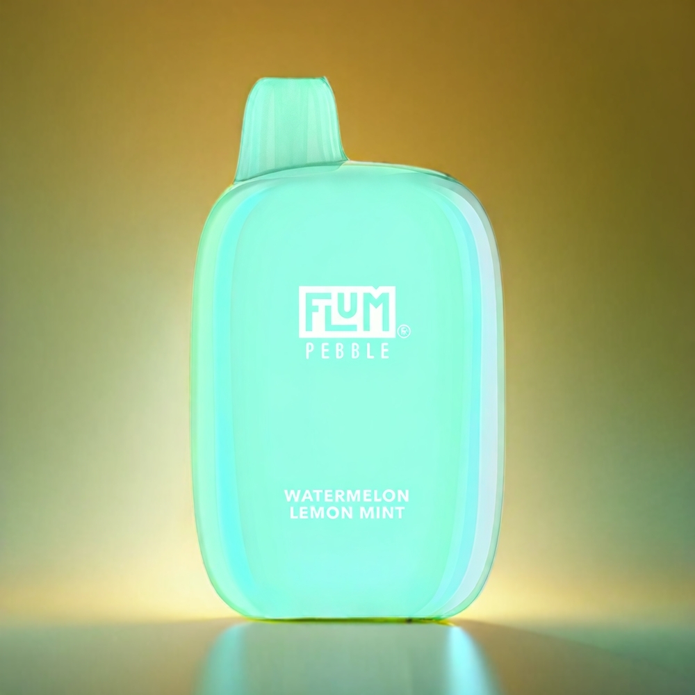 Flum Pebble 6000 10ml 5% 500mAh Meshコイル Type-C スイカレモンミント ジャパン まとめ買い