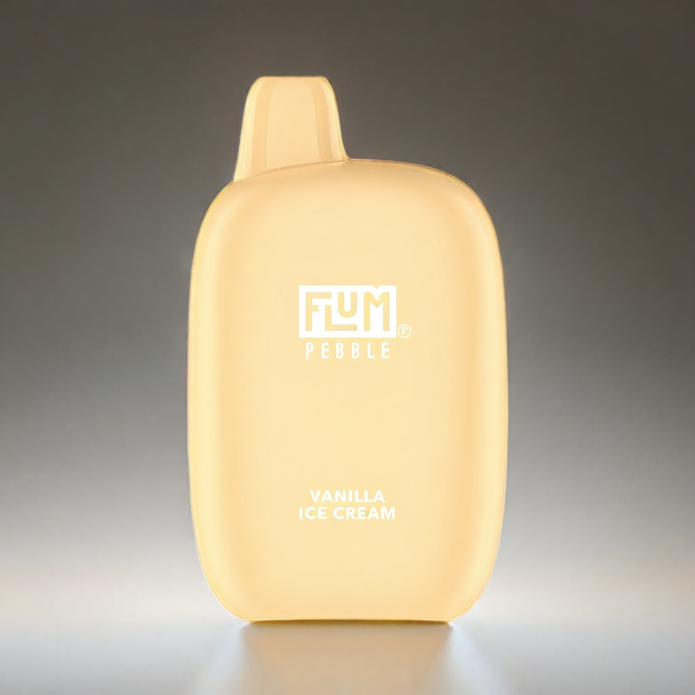 Flum Pebble 6000 10ml 5% 500mAh Mesh バニラアイスクリーム ジャパン まとめ買い