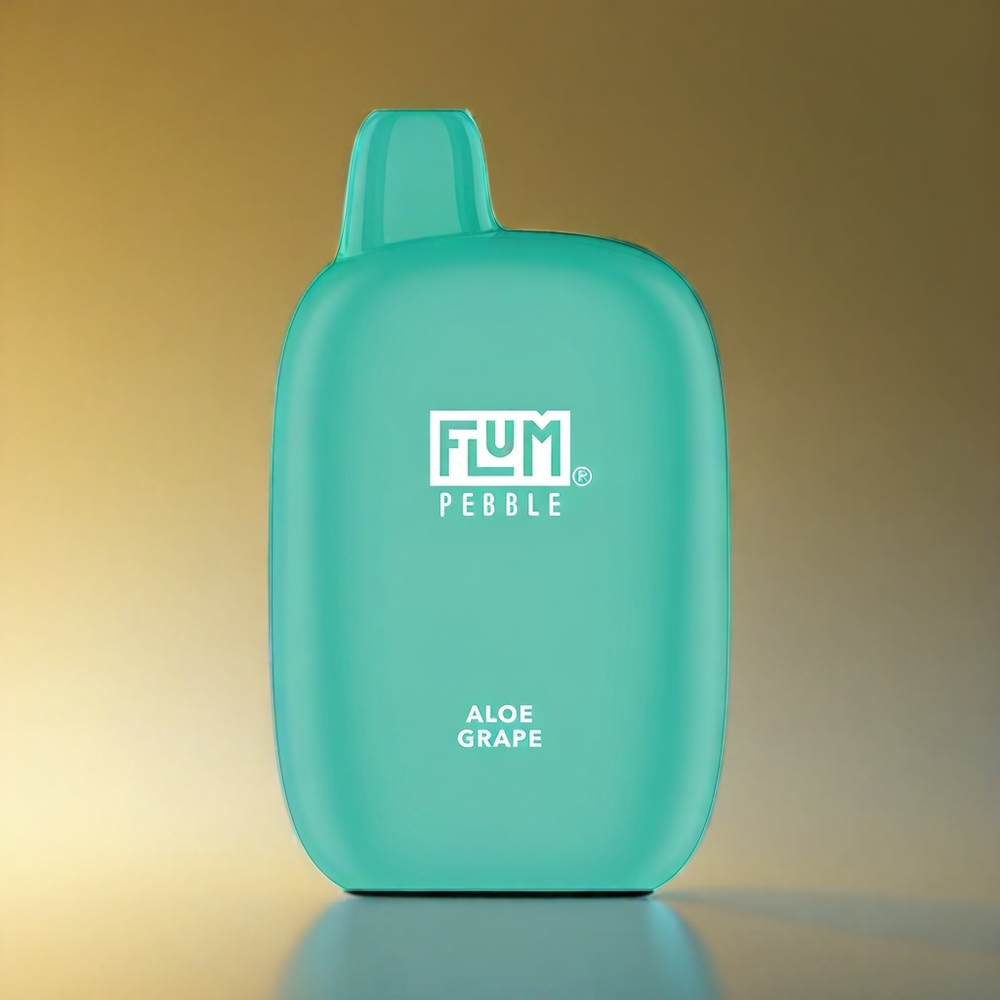Flum Pebble 6000パフ 10ml 5% 500mAhメッシュコイル Type-C アロエグレープ ジャパン まとめ買い