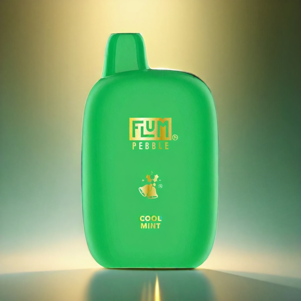 Flum Pebble 6000パフ 10ml 5% 500mAh メッシュコイル Type-C クールミント ジャパン まとめ買い
