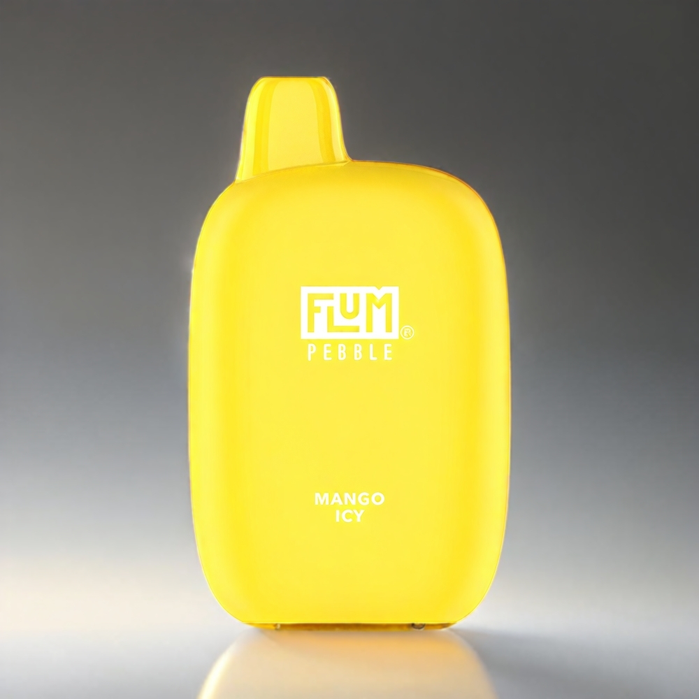 Flum Pebble 6000パフ 10ml 5% 500mAh メッシュコイル Type-C マンゴーアイス ジャパン まとめ買い