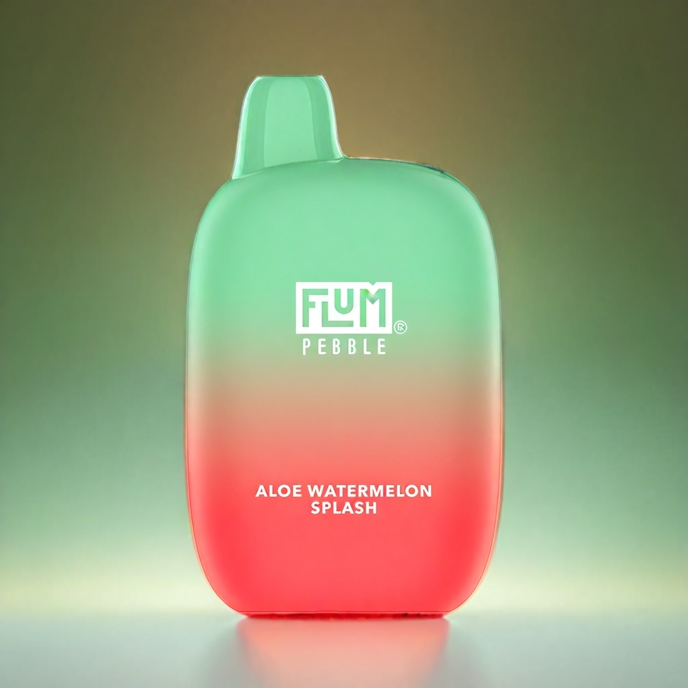 Flum Pebble 6000プuffs 10ml 5% 500mAh Mesh Coil Type-C アロエウェーターメロンスプラッシュ ジャパン まとめ買い