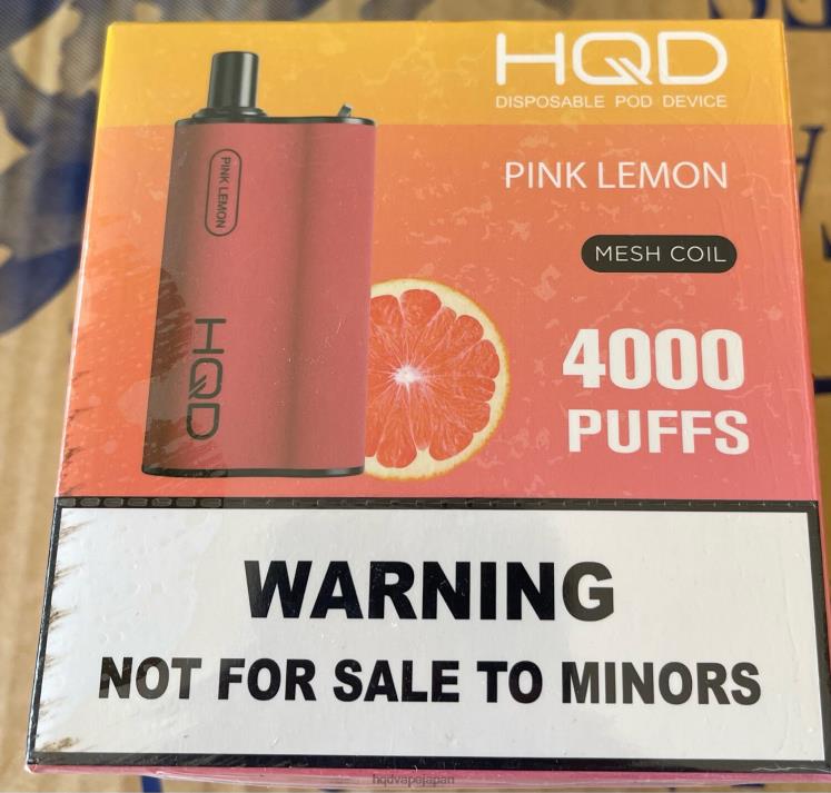 HQD Flavors - HQD BOX 4000パフ ピンクレモン 4NXV275