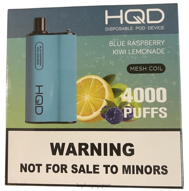 HQD Flavors - HQD BOX 4000パフ ブルーベリー ラズベリー キウイ レモネード 4NXV285