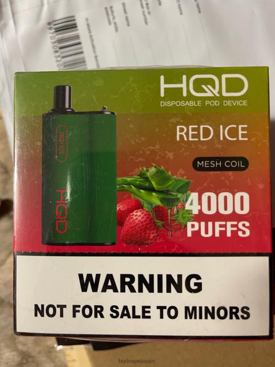HQD Vape Flavours - HQD BOX 4000パフ レッドアイス 4NXV2106