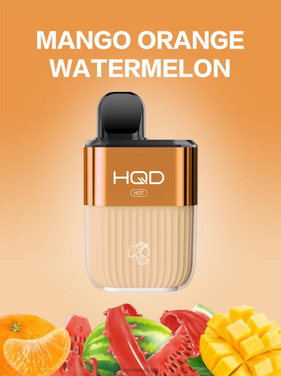 HQD Vape For Sale - HQD HOT 5000パフ マンゴーオレンジスイカ 4NXV260