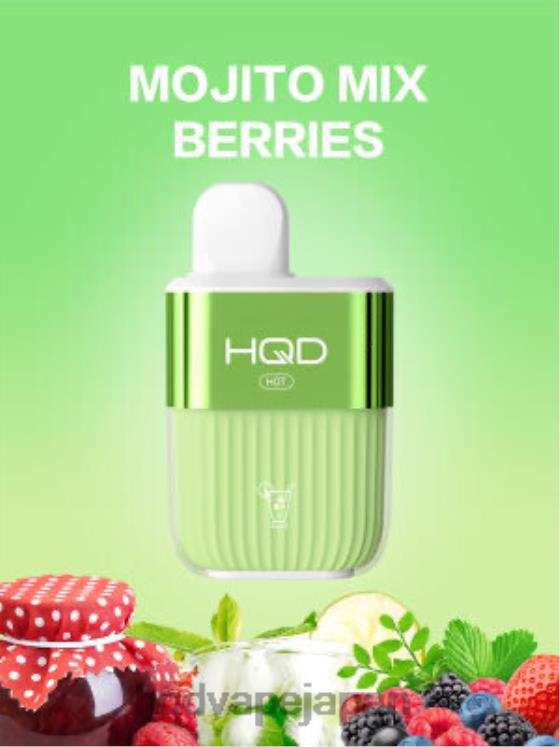 HQD Vape Japan - HQD HOT 5000パフ モヒートミックスベリー 4NXV261
