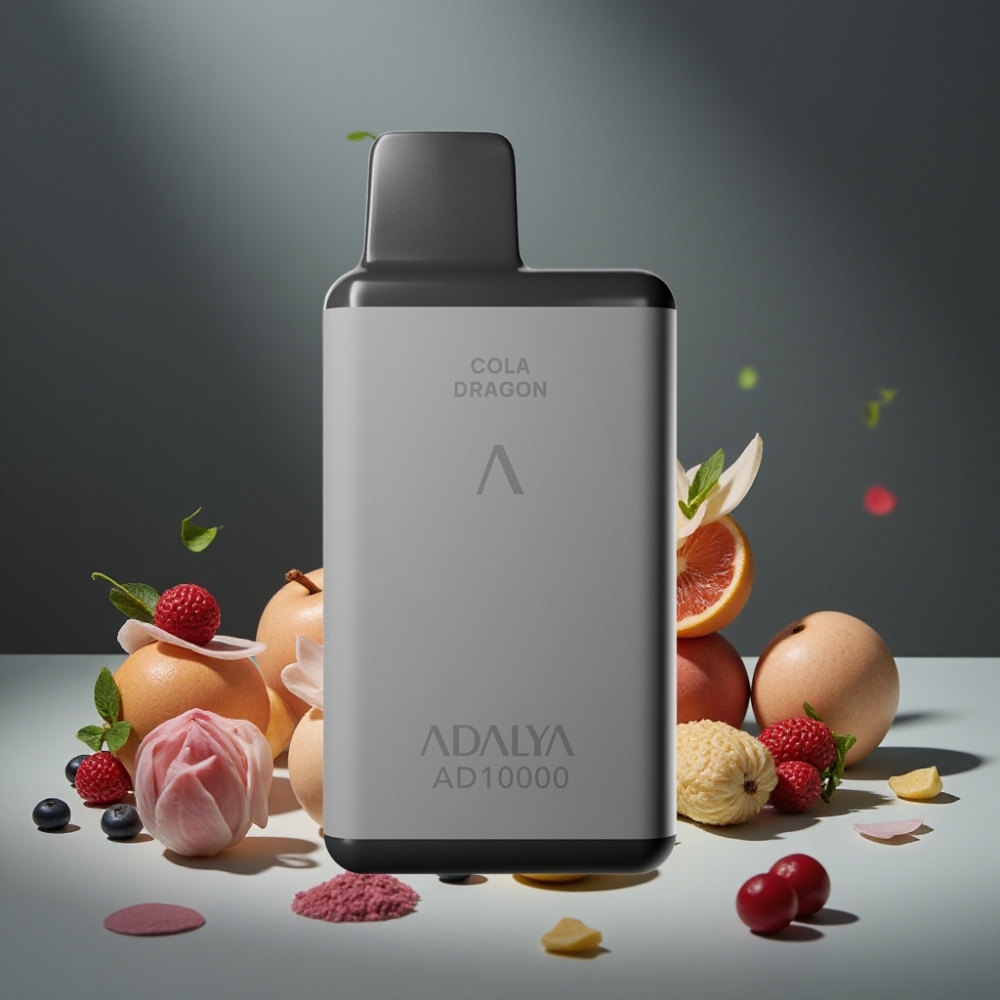Adalya AD 10000 パフ ベルリン ナイト スペースグレー 14ml ジャパン まとめ買い USB-C 650mAh