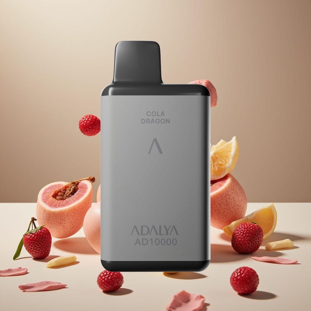Adalya AD 10000 パフ ミ・アモール スペースグレー ジャパン まとめ買い USB-C 650mAh