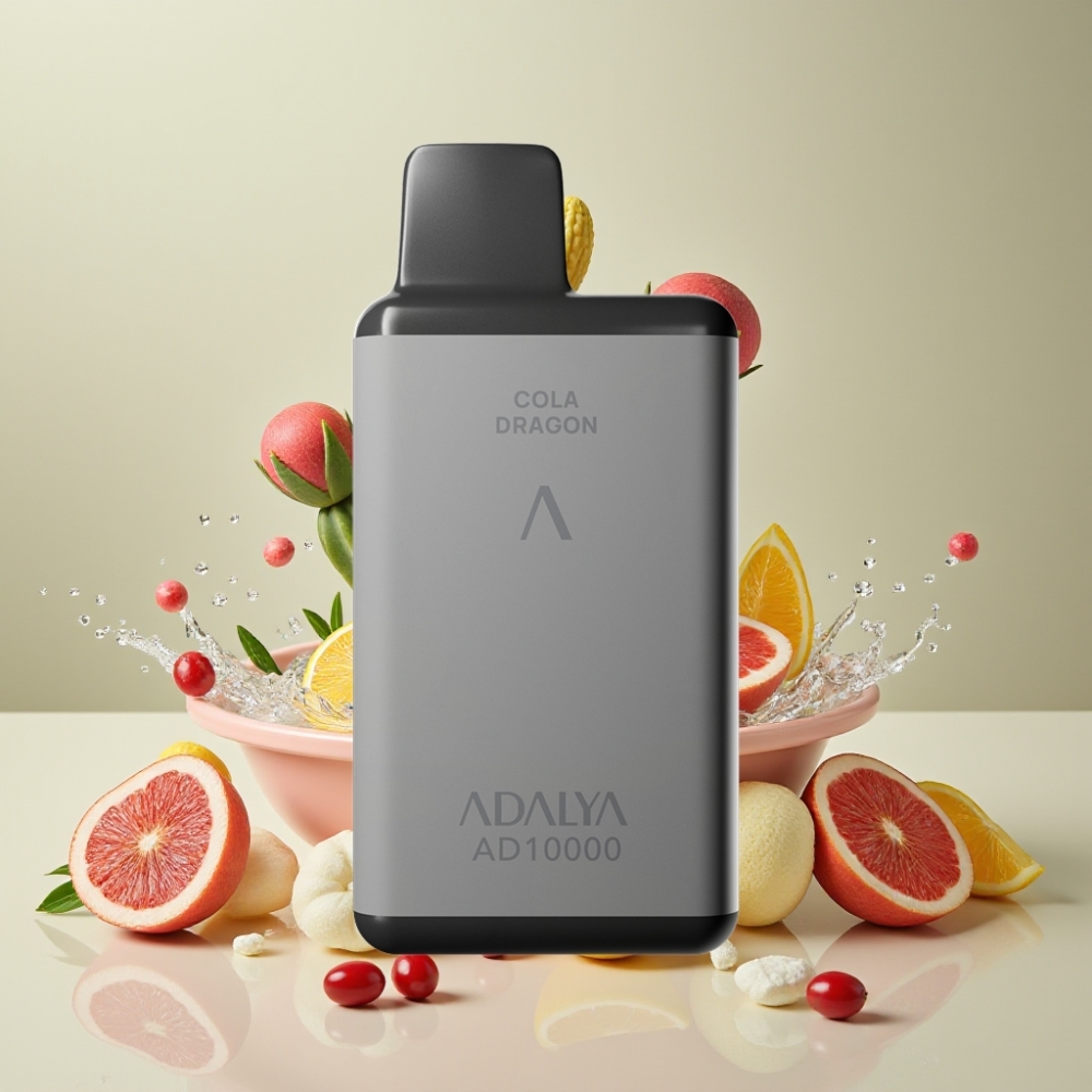 Adalya AD 10000パフ サボテンスプラッシュ ジャパン まとめ買い スペースグレー USB-C