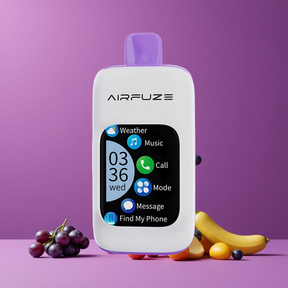 AirFuze Smart 30000パフ グレープバースト ジャパン まとめ買い 5% 900mAh Type-C