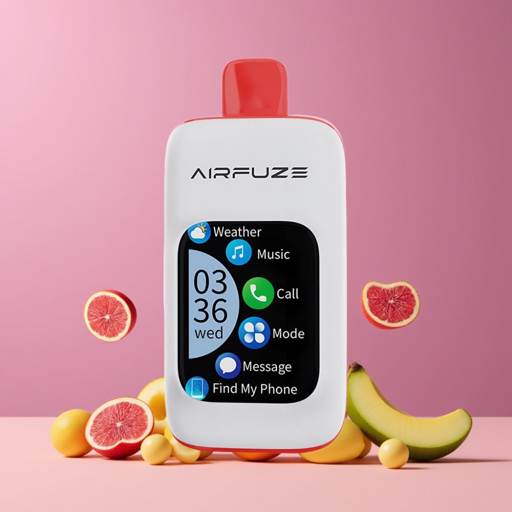 AirFuze Smart 30000 パフ サワーラッシュグミ ジャパン まとめ買い 5% 900mAh Type-C タッチスクリーン