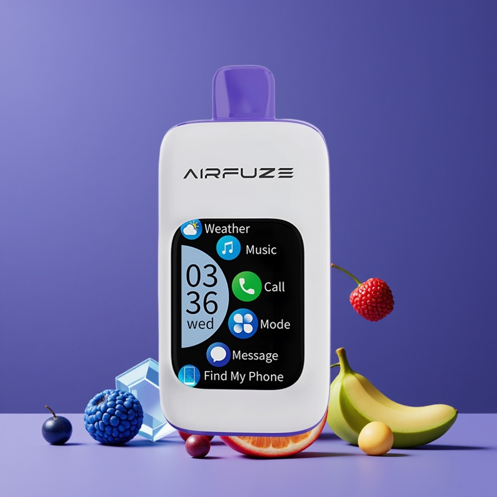 AirFuze Smart Pro 40000パフ ブルーレズアイス ジャパン まとめ買い 900mAh 20ml 2% 5% 10個入り