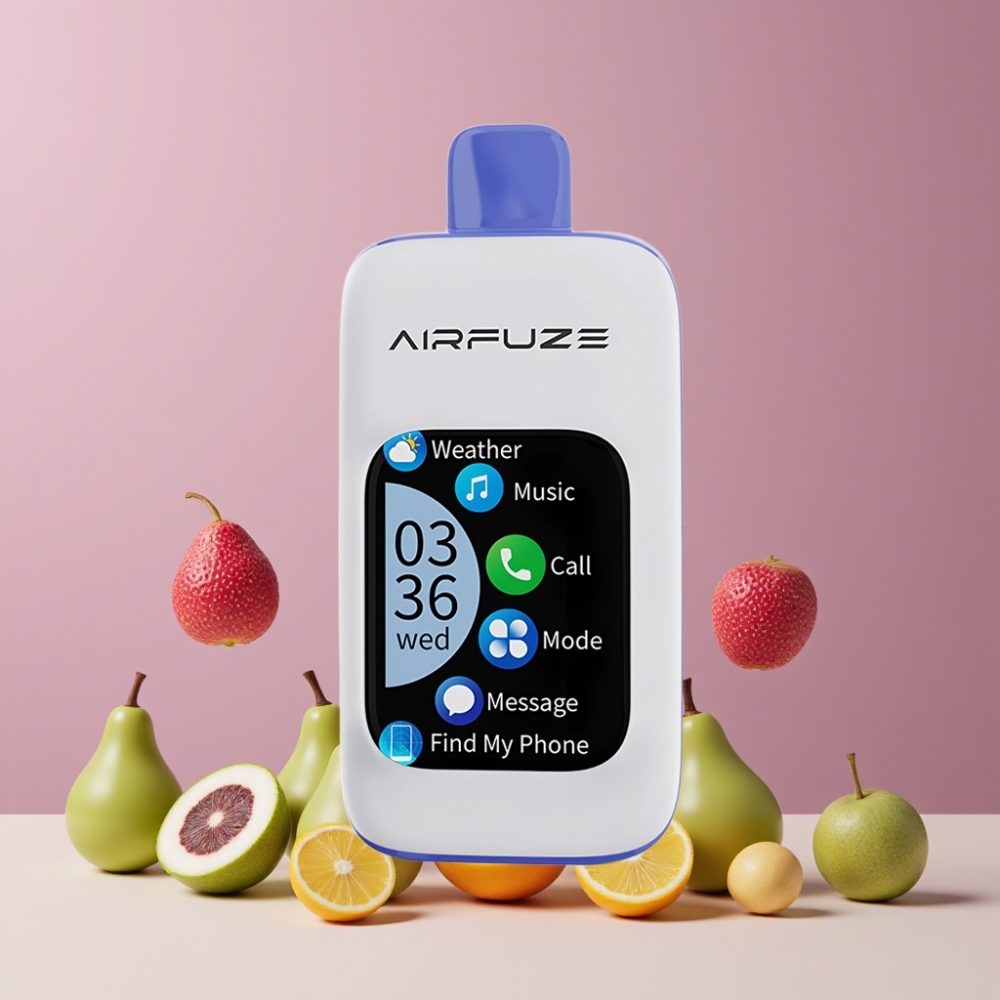 AirFuze Smart Pro 40000パフ マイアミミント ジャパン まとめ買い 900mAh充電式 20ml 2% 5% 10個入り