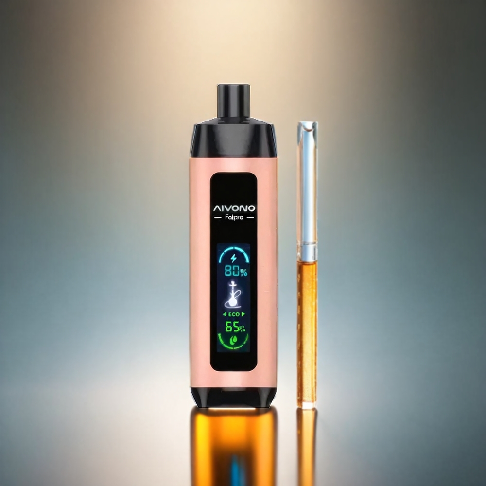 Aivono Aim Fatpro 22000 Puffs 28ml 5%ニコチン ピーチアイス ジャパン まとめ買い