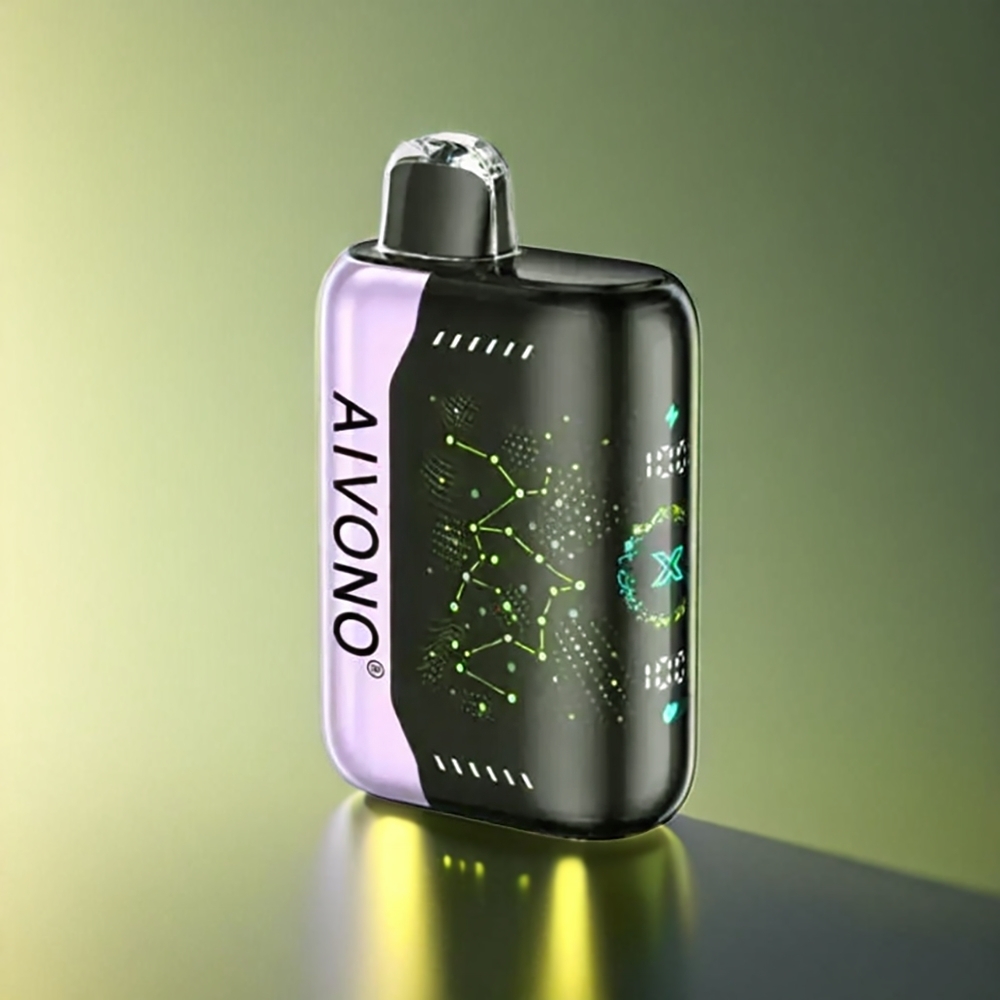 Aivono Aim Boom 25000 Puffs 28ml 650mAh タイプC グリーンアップルグレープ ジャパン まとめ買い
