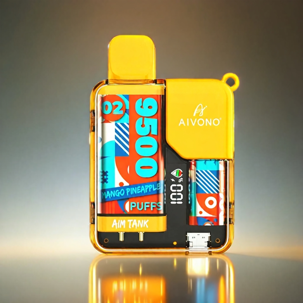 Aivono AIM-TANK 9500 Puffs 18ml 650mAh マンゴーパインアップル ジャパン まとめ買い